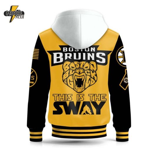 Boston Bruins Hooded Baseball Jacket – Premium NHL Merchandise