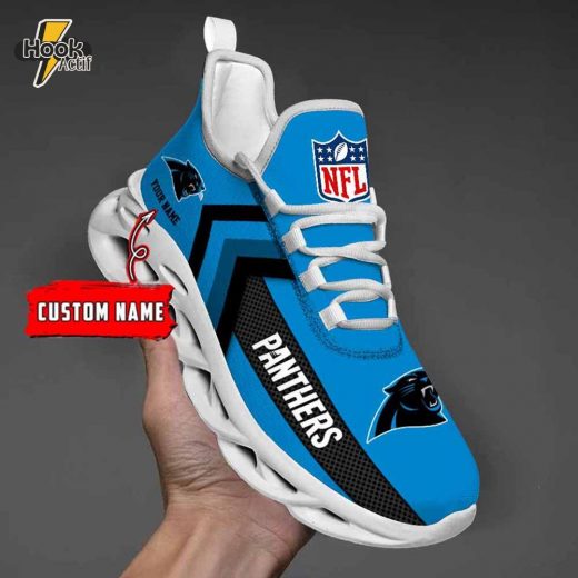 Carolina Panthers Custom Max Soul Sneakers V08 Edition