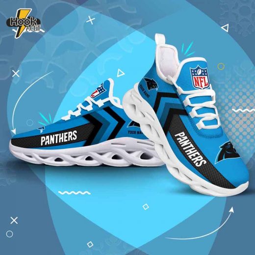 Carolina Panthers Custom Max Soul Sneakers V08 Edition