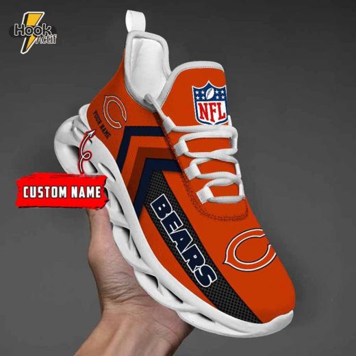 Chicago Bears Max Soul Shoes with Name Personalization V08