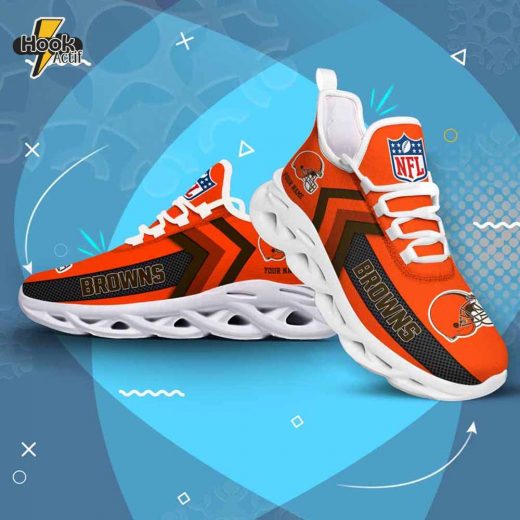 Cleveland Browns Personalized Max Soul Shoes V08 Edition