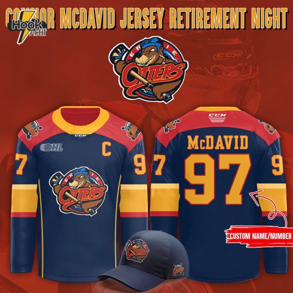Connor McDavid Retirement Night Hoodie - Erie Otters Collector's Edition