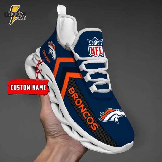 Denver Broncos Custom Max Soul Shoes V08 Edition