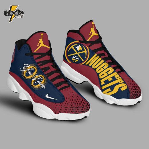 Denver Nuggets NBA Custom Air Jordan 13 Sneakers