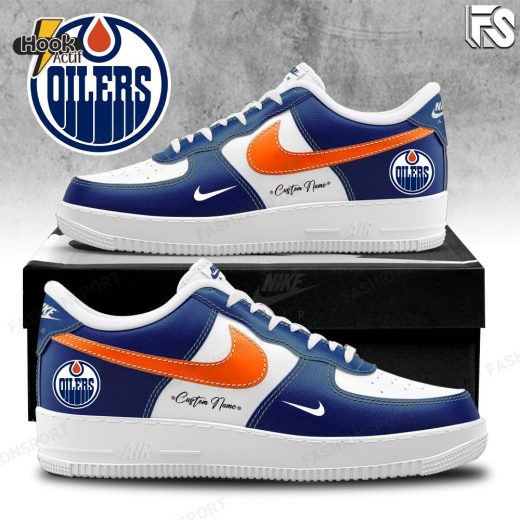 Edmonton Oilers Limited Edition AF1 Customize Shoes