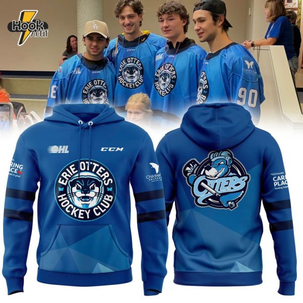 Erie Otters Caring Place 2024 Hoodie - Official Hockey Support Apparel