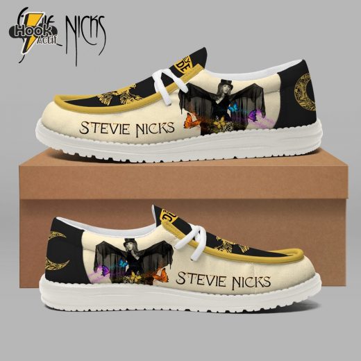 Gleammerch Stevie Nicks Hey Dude Personalized Shoes Gifts For Fans