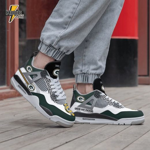 Green Bay Packers Air Jordan 4 Sneakers – Exclusive NFL Gear