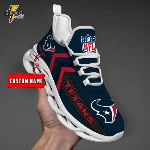 Houston Texans Custom Max Soul Shoes V08