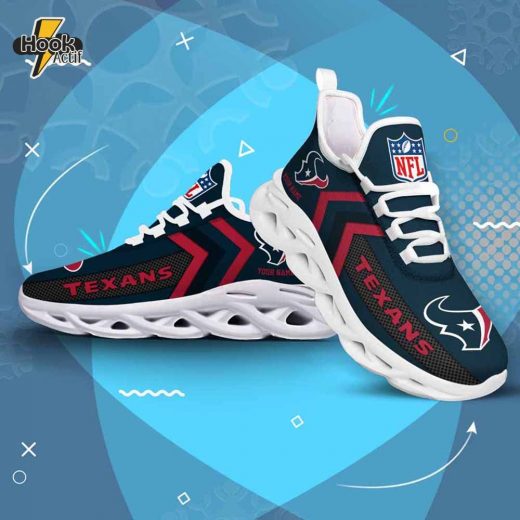 Houston Texans Custom Max Soul Shoes V08