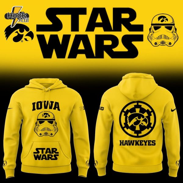 Iowa Basketball X Star Wars 2025 Limited Hoodie - College Basketball Star Wars Apparel