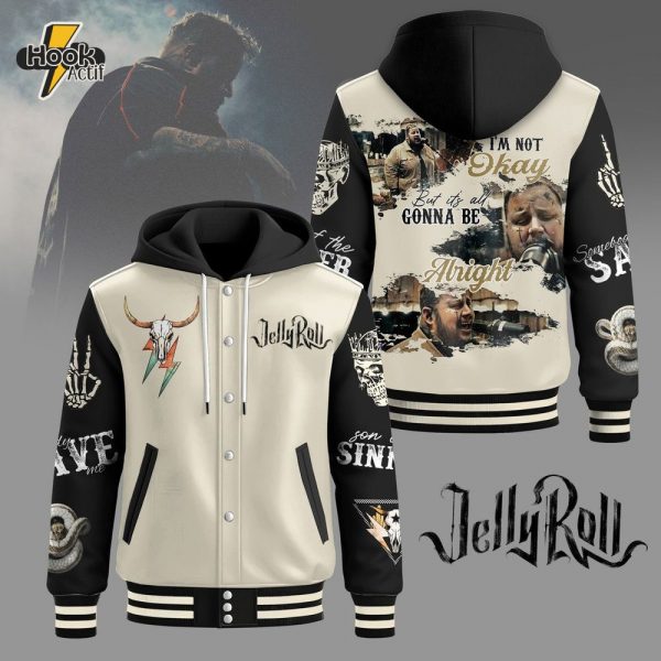 Jelly Roll Baseball Hoodie - Musician Inspired Sports Jacket
