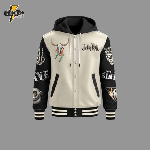 Jelly Roll Baseball Hoodie – Musician Inspired Sports Jacket