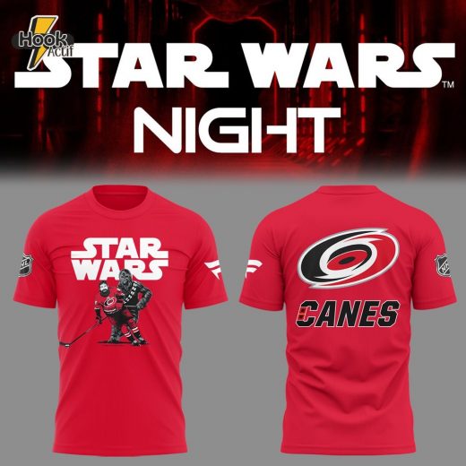 Limited Edition Carolina Hurricanes x Star Wars Night 2025 TShirt V2