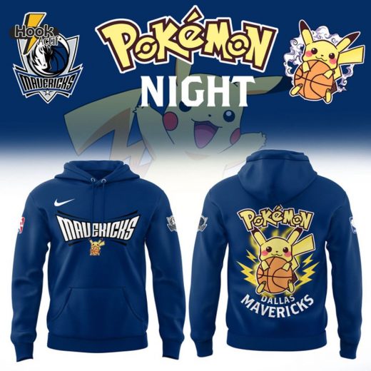 Limited Edition Dallas Mavericks x Pokémon Night Hoodie 2025