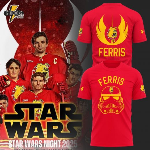 Limited Edition Ferris State Hockey x Star Wars Night 2025 Hoodie