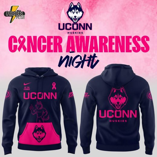 Limited Edition Uconn Basketball X Fight Night Cancer Hoodie 2025