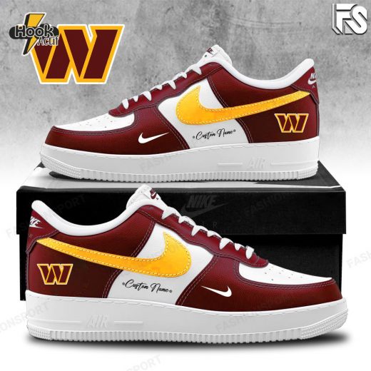 Limited Edition Washington Commanders AF1 Shoes