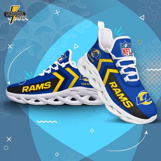 Los Angeles Rams Personalized Max Soul Shoes V08