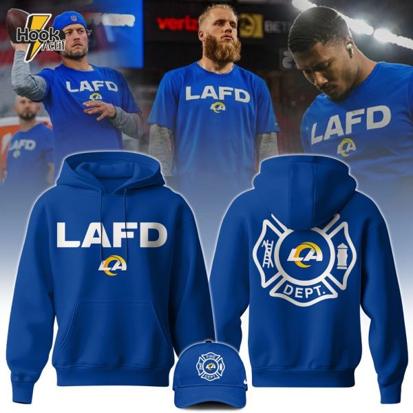 Los Angeles Rams x Los Angeles Fire Department Limited Edition Hoodie 2025