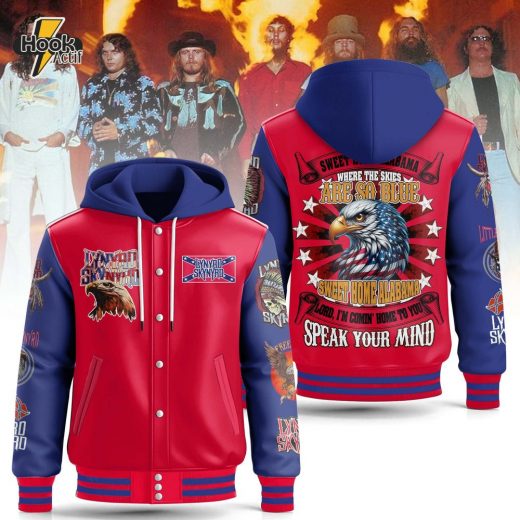 Lynyrd Skynyrd Baseball Hoodie – Classic Rock Sports Jacket