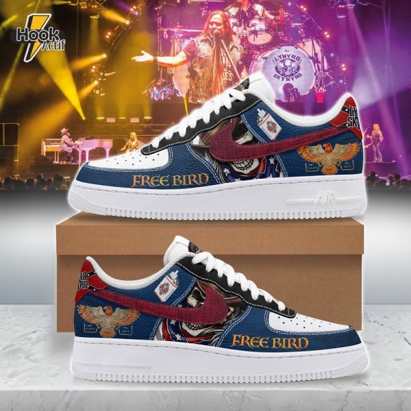 Lynyrd Skynyrd "Free Bird" Premium AF1 Sneakers - Iconic Rock Footwear