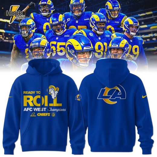 Men’s Nike Los Angeles Rams 2024 NFC East Division Champions Locker Room Trophy Collection Hoodie