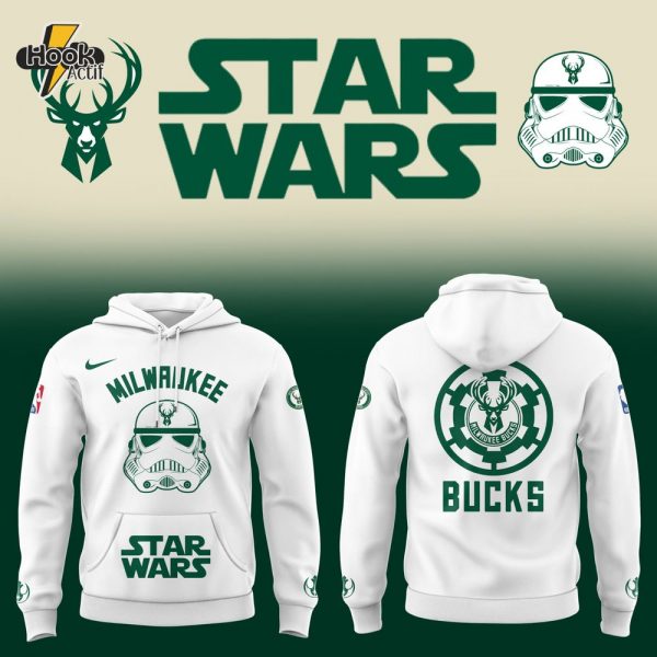 Milwaukee Bucks X Star Wars Limited Hoodie - Galactic NBA Gear