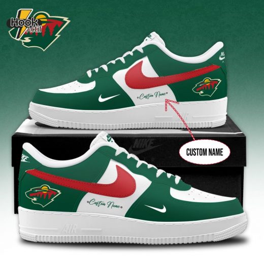 Minnesota Wild AF1 Custom Shoes | Premium Edition