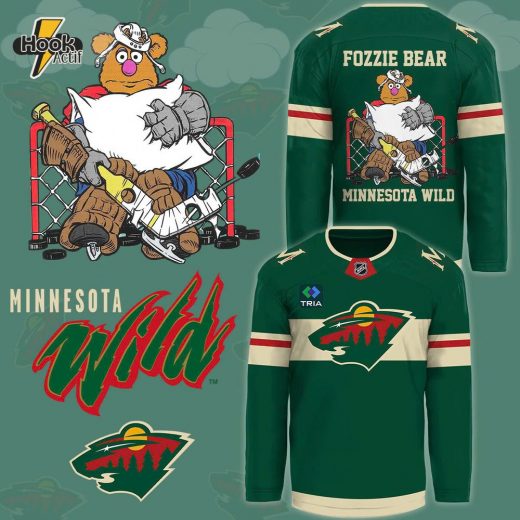 Minnesota Wild Fozzie Bear Jersey | Special Edition