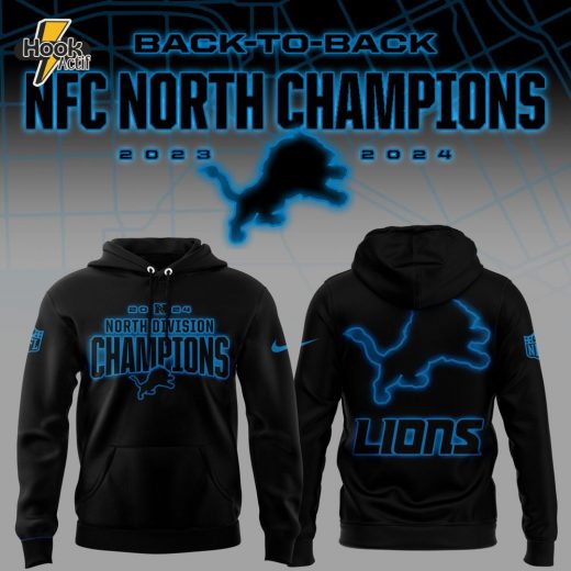 NFC North Champions Hoodie Detroit Lions – Official NFL Gear 2025