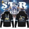 Men’s Nike Los Angeles Rams 2024 NFC East Division Champions Locker Room Trophy Collection Hoodie