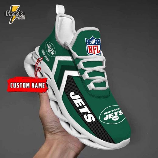 New York Jets Personalized Max Soul Shoes V08 Edition