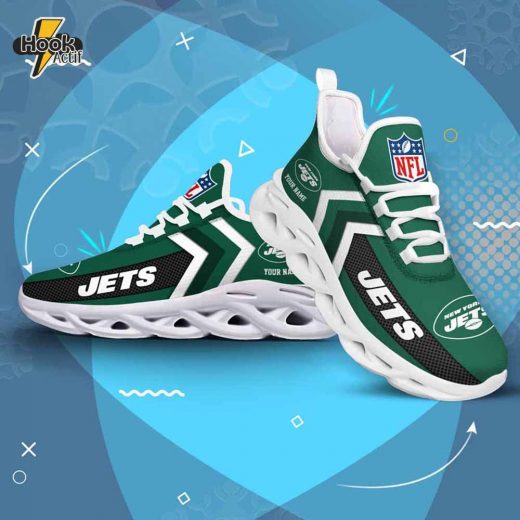 New York Jets Personalized Max Soul Shoes V08 Edition