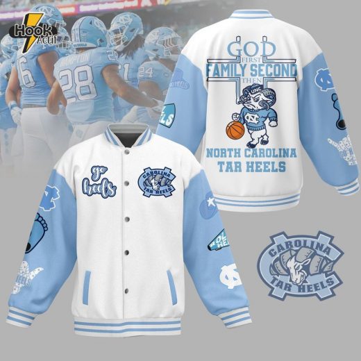 North Carolina Tar Heels Premium Baseball Jacket