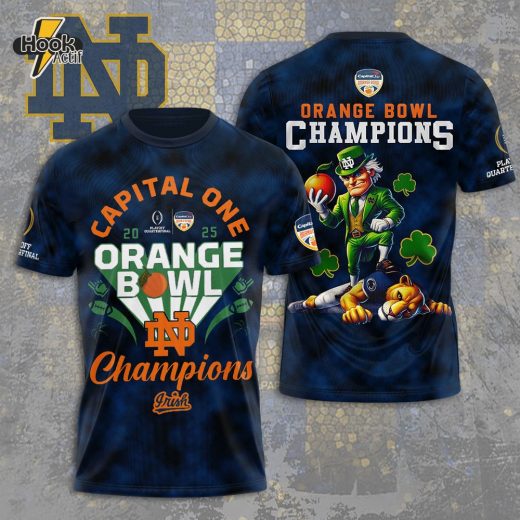 Notre Dame Fighting Irish Football Graphic T-Shirt