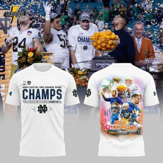 Notre Dame Fighting Irish Orange Bowl Champions 2025 Shirt