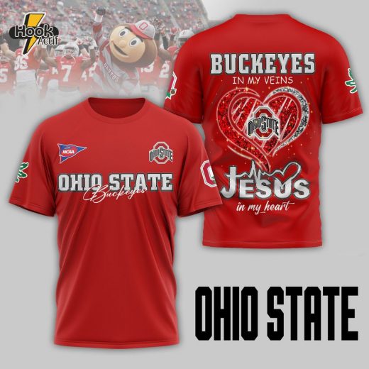 Ohio State Buckeyes Valentine’s Special 3D Shirt