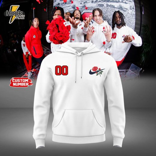 Ohio State Football Rose Bowl Custom Number Hoodie