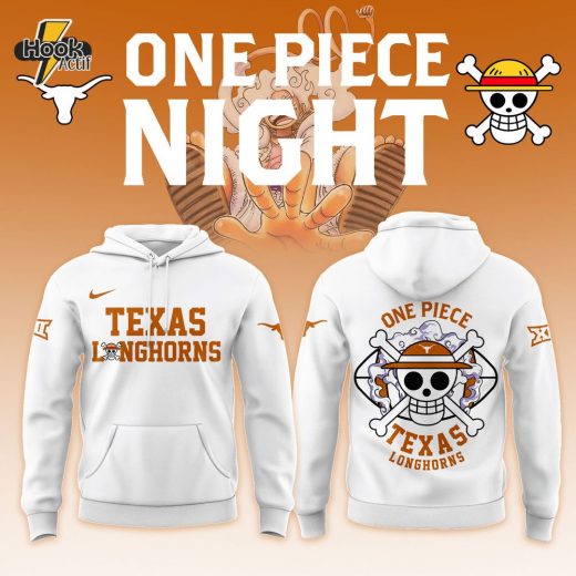 One Piece X Longhorns Hoodie – Anime and Sports Fan Edition