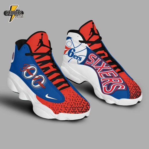 Philadelphia 76ers NBA Custom AJ13 Sneakers