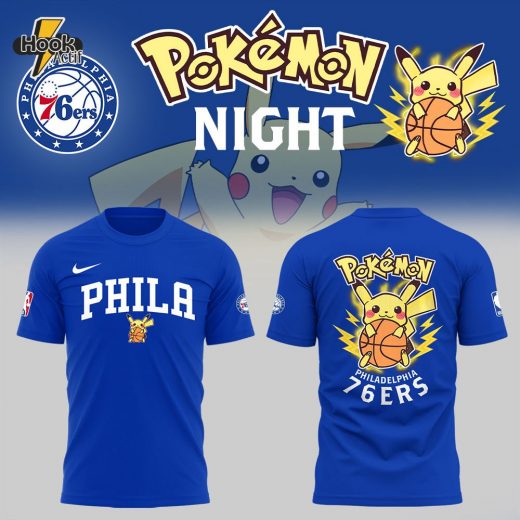 Philadelphia 76ers Pokémon Graphic T-Shirt 2025