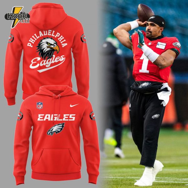 Philadelphia Eagles NFL 2025 Nike Limited "The Gang's Back Together" Red Hoodie