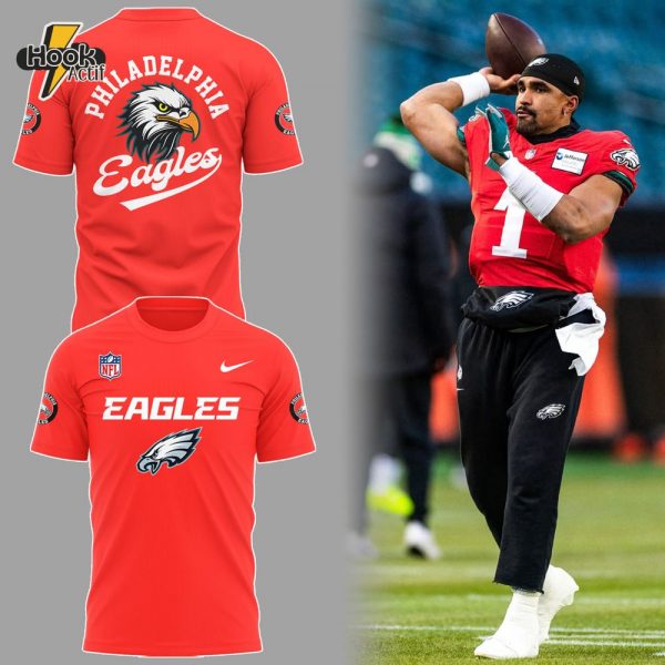 Philadelphia Eagles NFL 2025 Nike Limited "The Gang's Back Together" Red T-Shirt