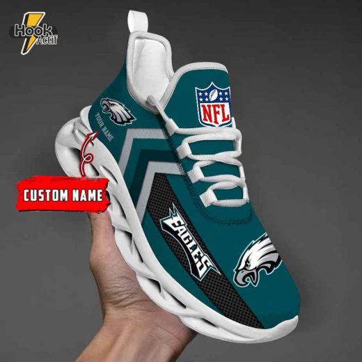 Philadelphia Eagles Personalized Max Soul Sneakers V08