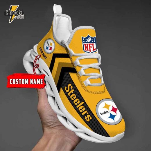 Pittsburgh Steelers Max Soul Shoes V08 with Customization