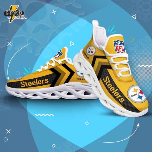 Pittsburgh Steelers Max Soul Shoes V08 with Customization