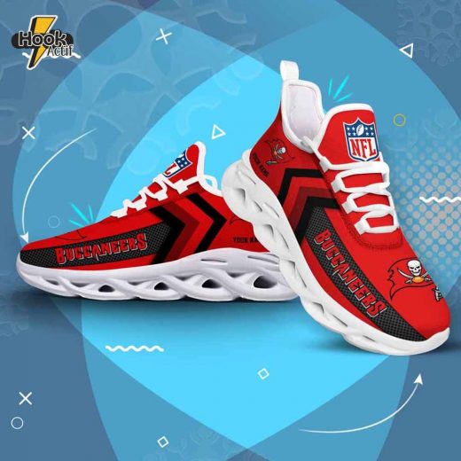 Tampa Bay Buccaneers Custom Max Soul Sneakers V08 Edition