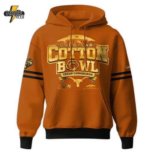 Texas Longhorns Cotton Bowl Champions Hoodie 2025 V2 – Exclusive NCAA Gear