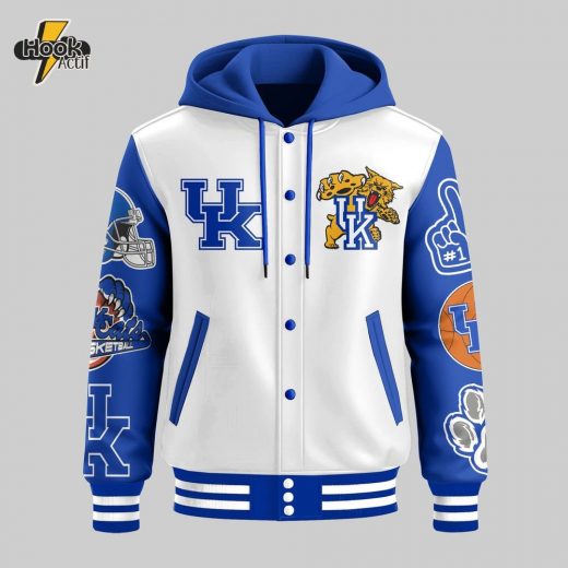 University of Kentucky Big Blue Baseball Hoodie Jacket